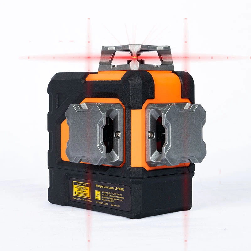 3D červená laserová úroveň