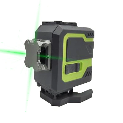 4D vstavaná lítiová batéria zelená úroveň laseru