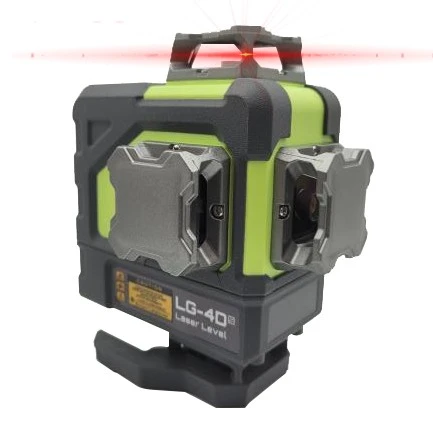 4D vstavaná lítiová batéria Červená laserová úroveň